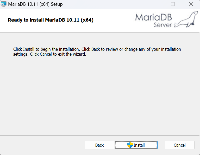 MariaDB 설치 - 06
