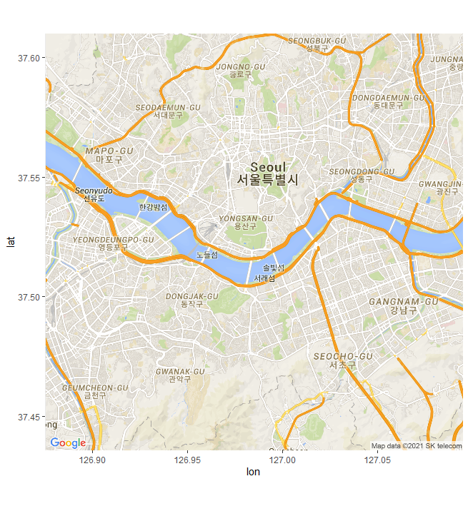 서울 지도