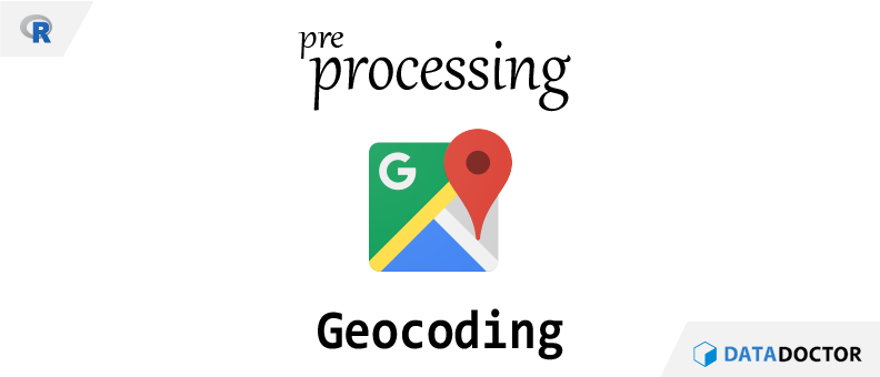 R) 전처리 - 지오코딩(Google Map)